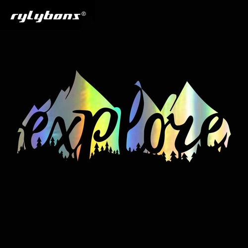 Rylybons Exploration Mountains Car Stickers and