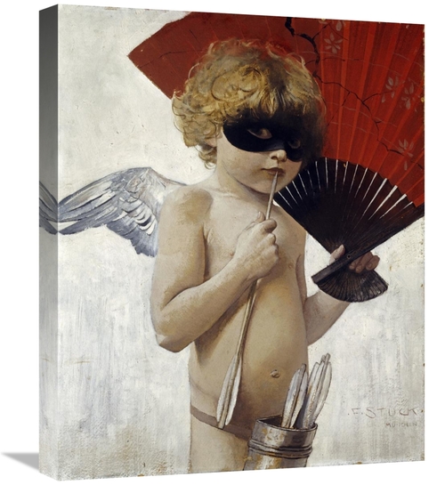 Global Gallery GCS-267540-22-142 22 in. Cupid at the Masked Ball Art P