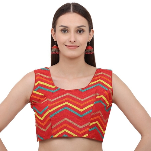 Solid Crop Top For Women And Girls Red