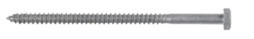 Hillman 812024 0.25 x 5 in. Galvanized Hex Head Lag Bolt