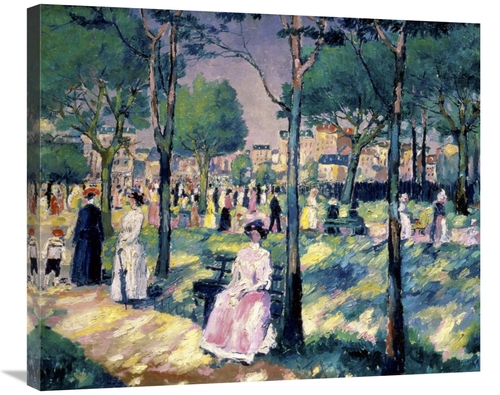 Global Gallery GCS-278348-30-142 30 in. On the Boulevard Art Print - K