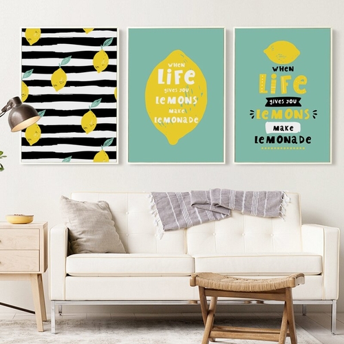 Simple Abstract Inspirational Lemon