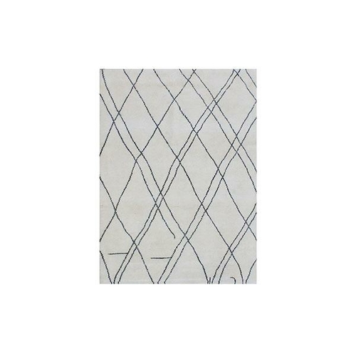 Maroc White Charcoal Rug