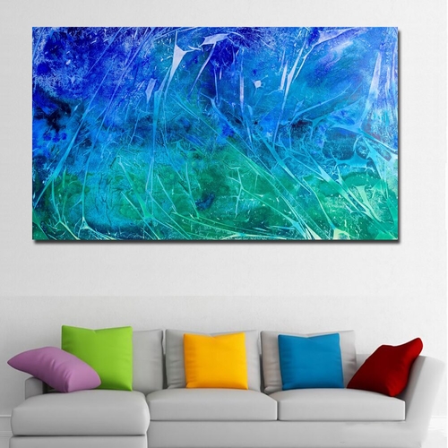 HD Prints Abstract Art Life Is A Lake Modern