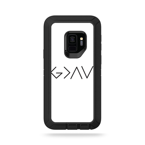 MightySkins OTDSGS9-god is greater Skin for Otterbox Defender Samsung 