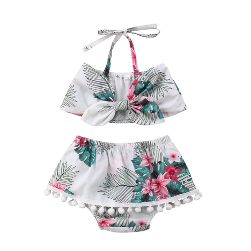 Toddler Kids Baby Girls Summer Outfits Clothes