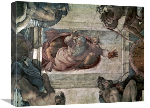 Global Gallery GCS-282515-22-142 22 in. God Separating the Waters Art 