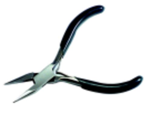 Euro Tool Smooth Jaw Miniature Long Nose Plier With Rubber Coated Hand