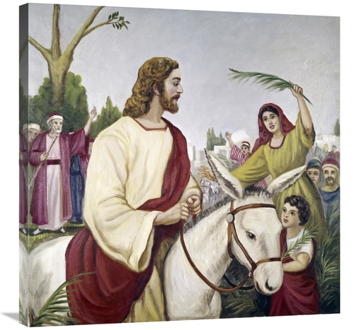 Global Gallery GCS-276723-30-142 30 in. Entry Into Jerusalem Art Print