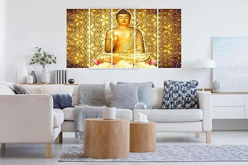 Set Of 5 Wall Painting multiple Frame For Home Decoration, Living