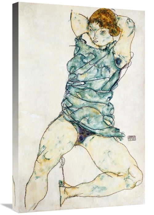 Global Gallery GCS-267249-30-142 30 in. Reclining Girl Art Print - Ego