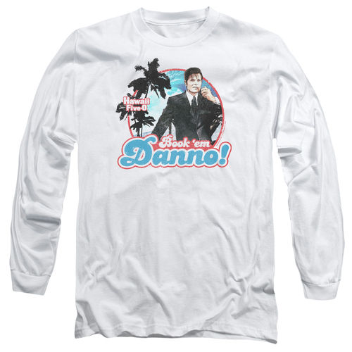 Trevco CBS2482-AL-3 Hawaii 5 0 & Book Em Danno Long Sleeve Adult Cotto