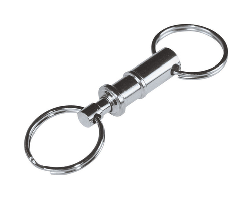 Hillman 5982558 1 in. Dia. Metal Assorted Color Valet Key Ring - Case 
