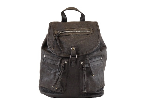 Main Bebe Rose BH301-BLK Faux Leather Backpack Bag, Black image