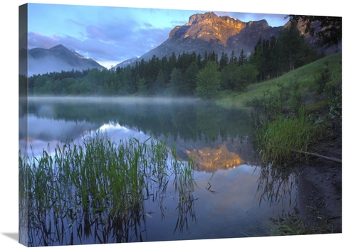 Global Gallery GCS-397056-2432-142 24 x 32 in. Morning Light on Mt Kid