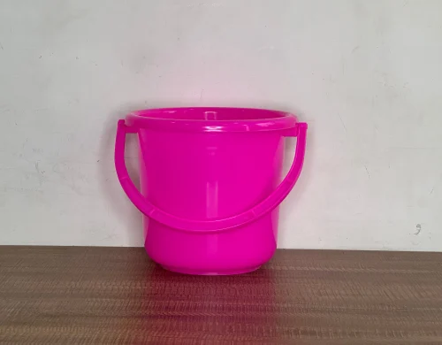 PINK sofiya plastic unbreakable bucket 5 LTR