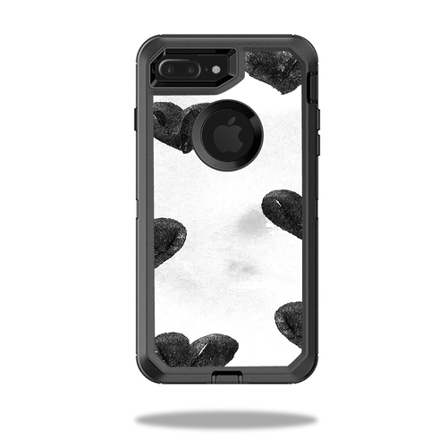 MightySkins OTDIP8PL-Ink Hearts Skin for Otterbox Defender iPhone 8 Pl