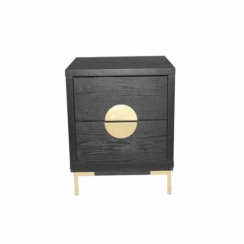 Nightstand DKD Home Decor Metal MDF (50 x 35 x 60 cm)