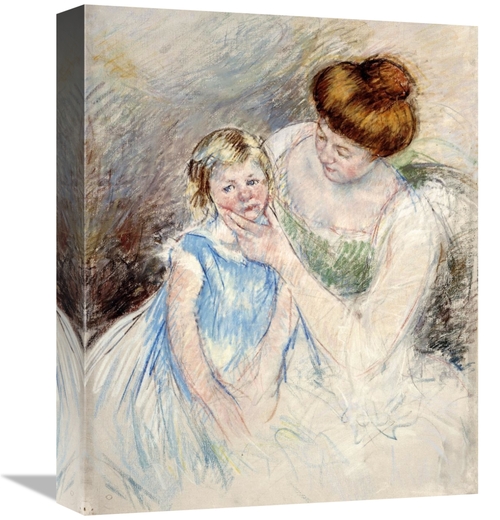 Global Gallery GCS-267833-16-142 16 in. Mother with Left Hand Holding 