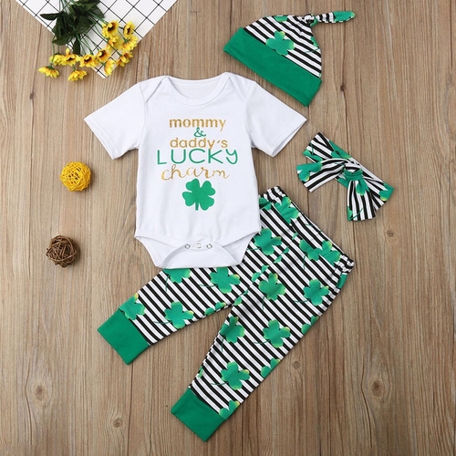 4pcs Set Newborn Kids Baby Boy Girls My 1ST