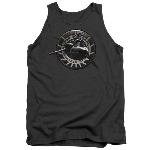Trevco BSG110-TK-2 BSG & Viper Squadron Adult Cotton Tank Top, Cha