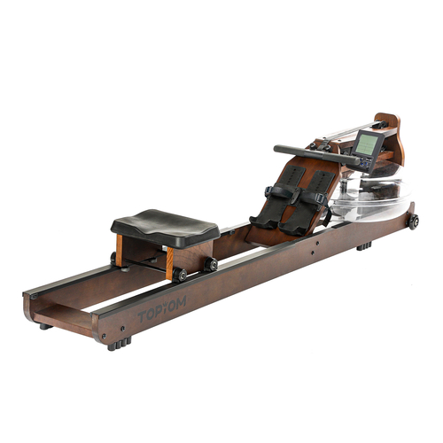 Topiom Rowing Machine for Home Use | Solid Wood | TM3 Monitor