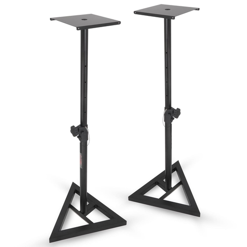 5 Core Speaker Stand Triangle Base Tall Adjustable 35mm DJ Studio