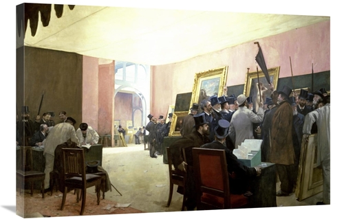 Global Gallery GCS-282122-36-142 36 in. A Meeting of the Painting Jury