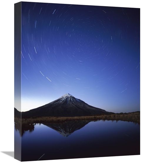 Global Gallery GCS-453448-1620-142 16 x 20 in. Star Trails Around the 