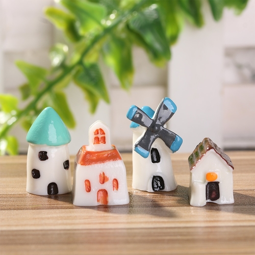 4PCS Mini Statue DIY Garden Bonsai Decoration