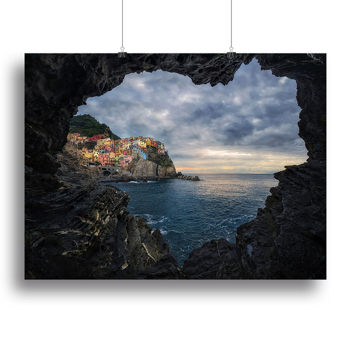 I Love Manarola Canvas Print or Poster