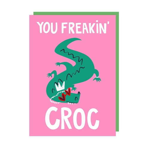 Croc Appreciation Card (Pack of 6)