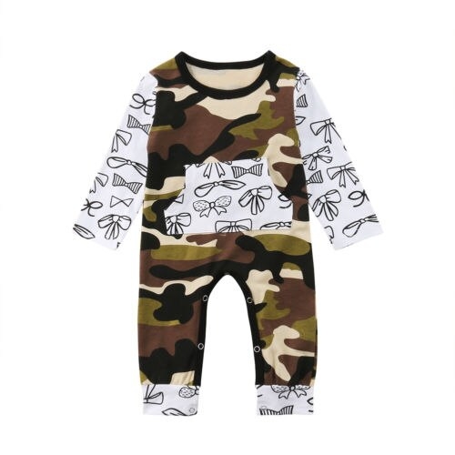 Baby Autumn Clothes Newborn Baby Boys Camo