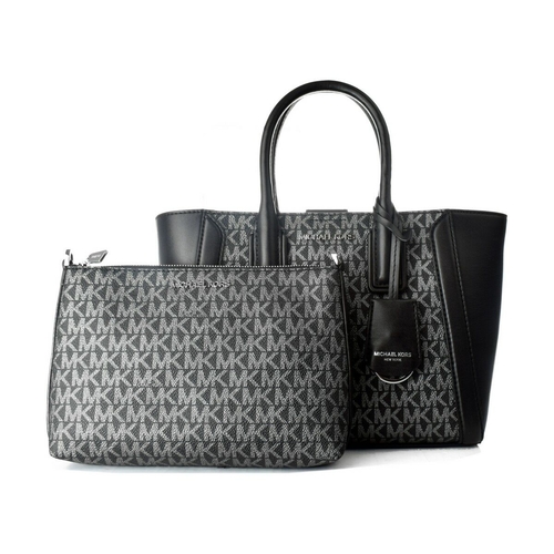 Women's Handbag Michael Kors 35F2S6KC5V-BLK-SILVER Black 24 x 20 x 8