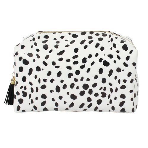 Dalmatian Print Makeup Bag