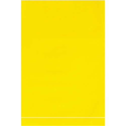 Box Partners PB390Y 4 x 6 in. 2 Mil Yellow Flat Poly Bags - Pack of 10