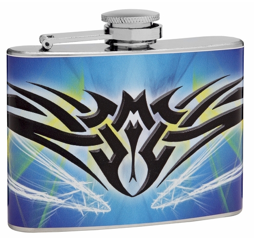 4oz Tribal Pattern Hip Flask