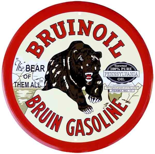 3 Inch Cloth Patch Braun Oil And Gasoline