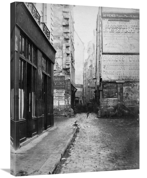 Global Gallery GCS-455099-30-142 30 in. Paris, 1860-1870 - Rue Tir