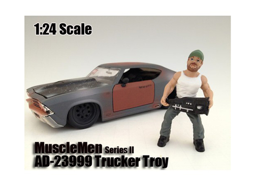 Musclemen \Trucker Troy\" Figure For 1:24 Scale Models by American