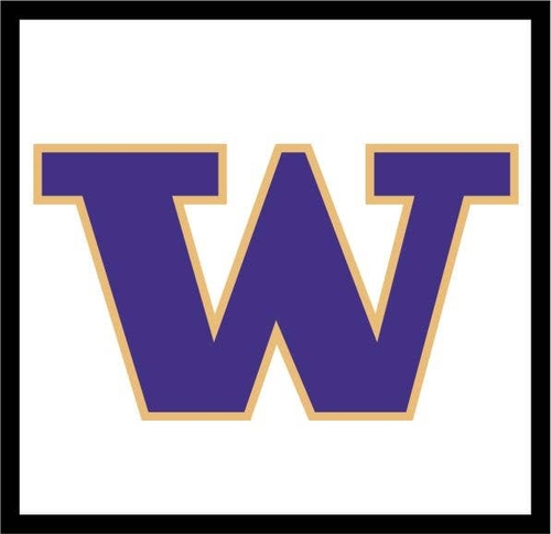 3 Inch Cloth Patch Washington Huskies