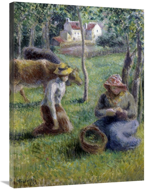 Global Gallery GCS-279415-36-142 36 in. Keeper of the Cows Art Print -