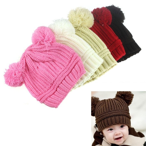 New Cute Baby Kids Girl Boy Dual Balls Warm