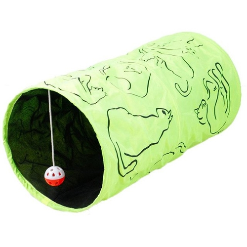 Large 25*50CM Pet Kitty Playing Tunnel Cat Print