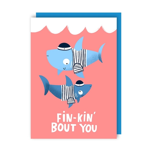 Finkin of You Card (Pack of 6)