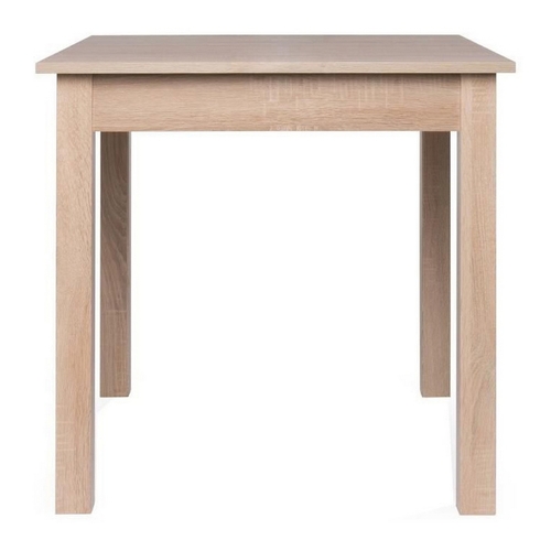 Expandable table Coburg Brown Natural Oak ABS Melamin 80-120 x 80 x