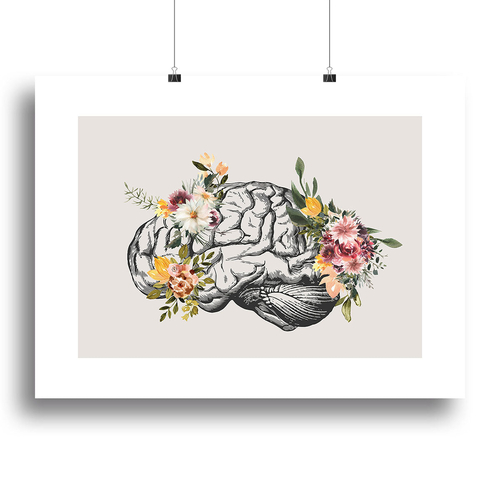 Brain Bloom Canvas Print or Poster