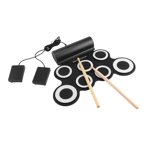 Portable Foldable Silicone Electronic Drum Pad Kit