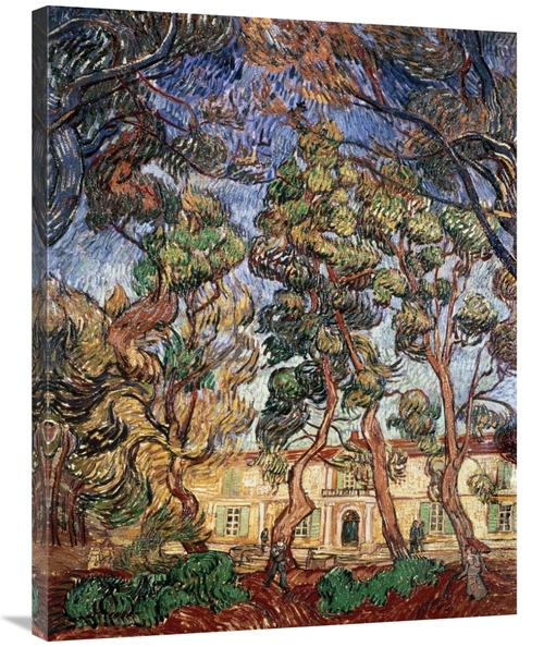 Global Gallery GCS-281321-36-142 36 in. Trees in the Garden of Saint-P