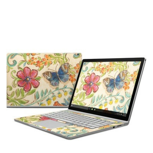 DecalGirl MISB-GARDSCRL Microsoft Surface Book Skin - Garden Scroll